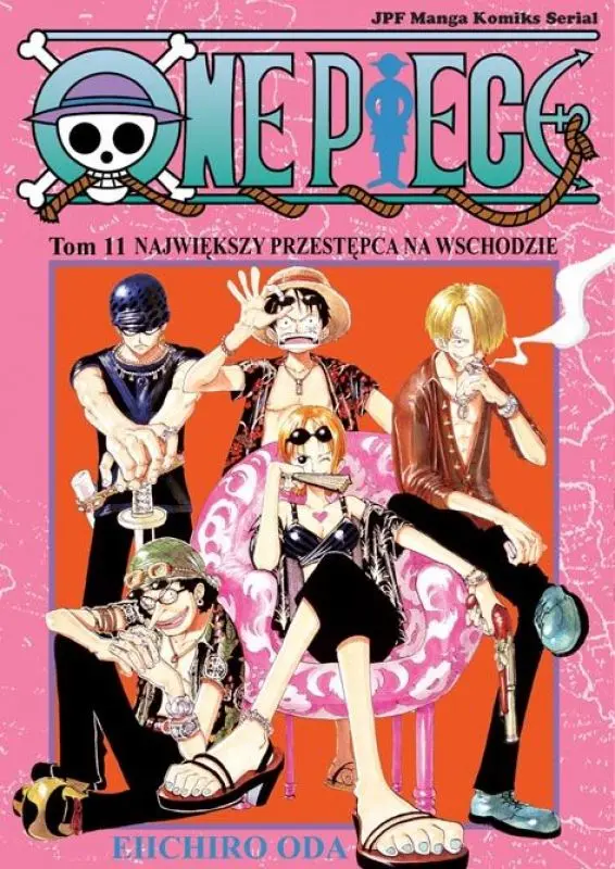 Okładka mangi jedynasty tom One Piece